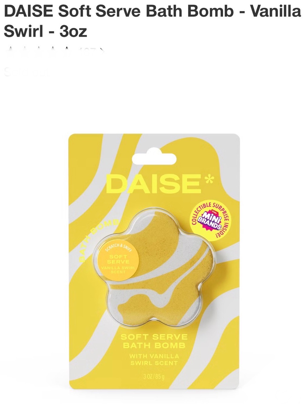 DAISE Soft Serve Bath Bomb - DIFFERENT SCENTS 🎉🍬CHOISE 1 or BUNDLE